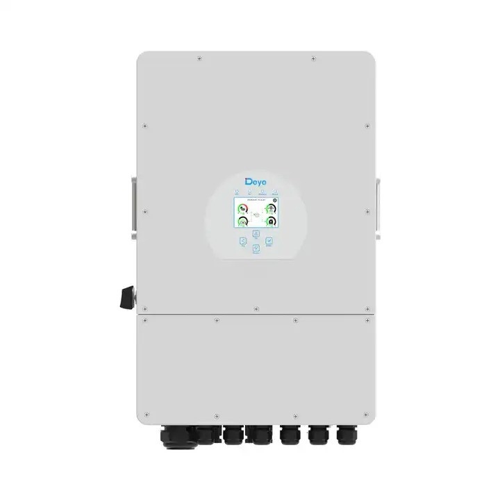Τρεις φάσεις 10kw Deye υβριδικός ηλιακός μετατροπέας με μπαταρία χαμηλής τάσης EU Warehouse