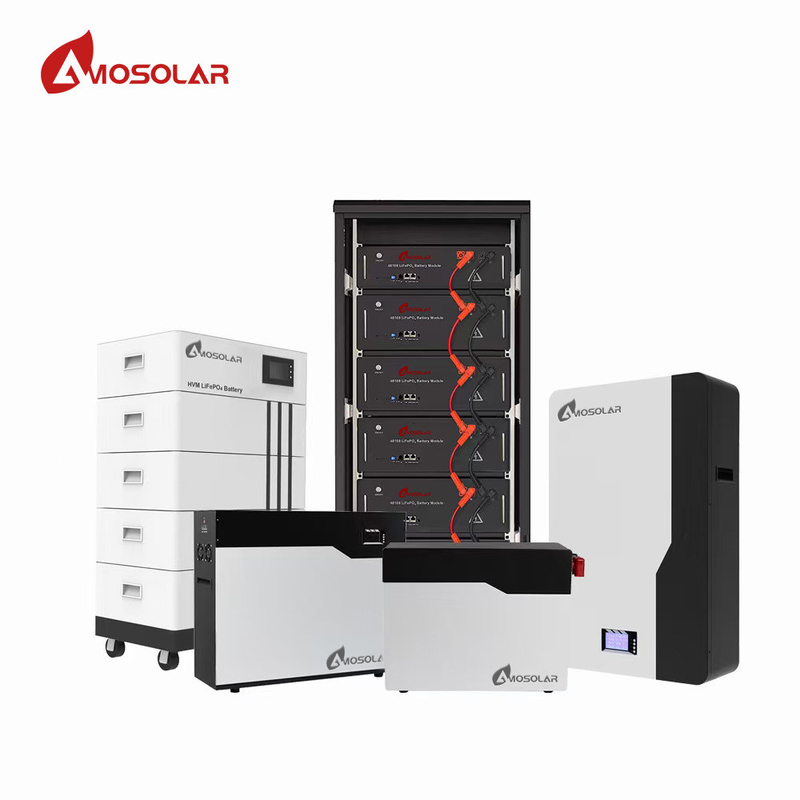 48v 51.2v 100Ah 200Ah Λίθιο Lifepo4 Πρισματικά κύτταρα Πακέτο Bms Ρακ οθόνης για συστήματα αποθήκευσης