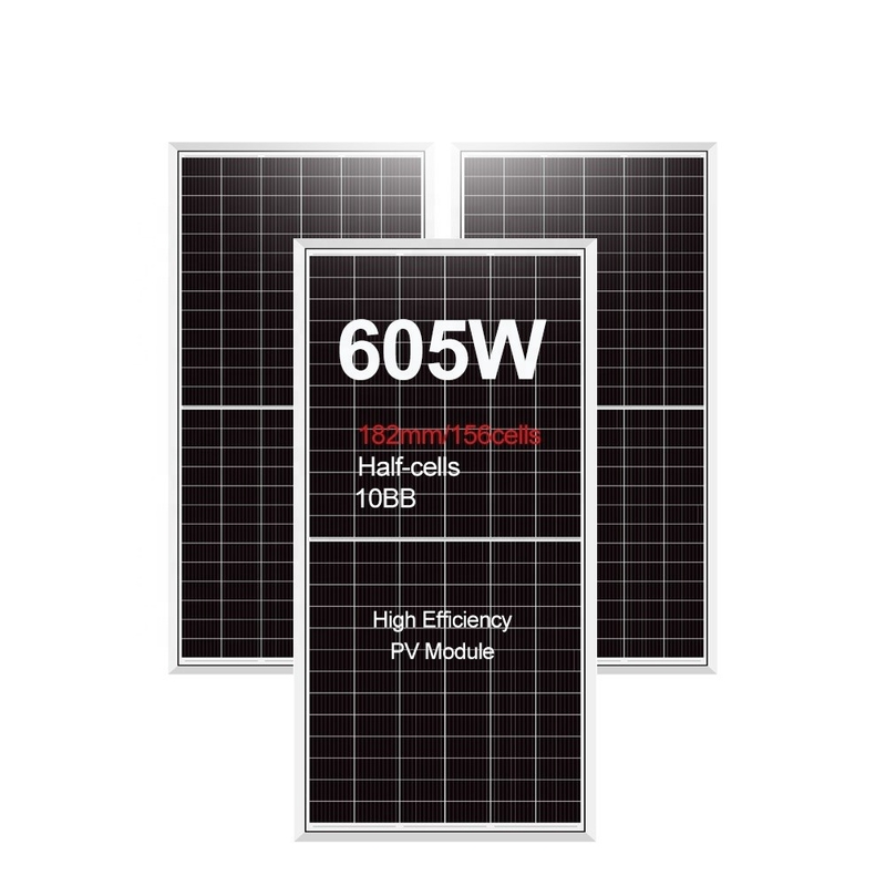 Αμοσολαρικά ηλιακά πάνελ PERC Α 590 Watt 595 Watt 600 Watt για παραγγελίες OEM