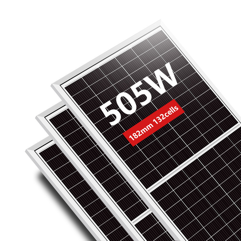 Αμοσόλα Μονό Μισό 182mm 480W 485W 490W 495W 500W 505W Α βαθμός 132 Κυττάρα Ηλιακό Πάνελ