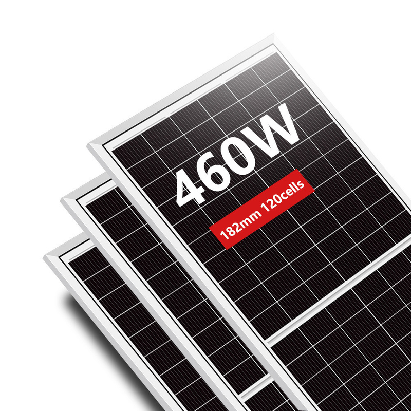 Αμοσόλαρ Α βαθμού 48V 450w 460w Μονοκρυσταλλικό Ηλιακό Πίνακα για παραγγελίες OEM HJT κυψέλες