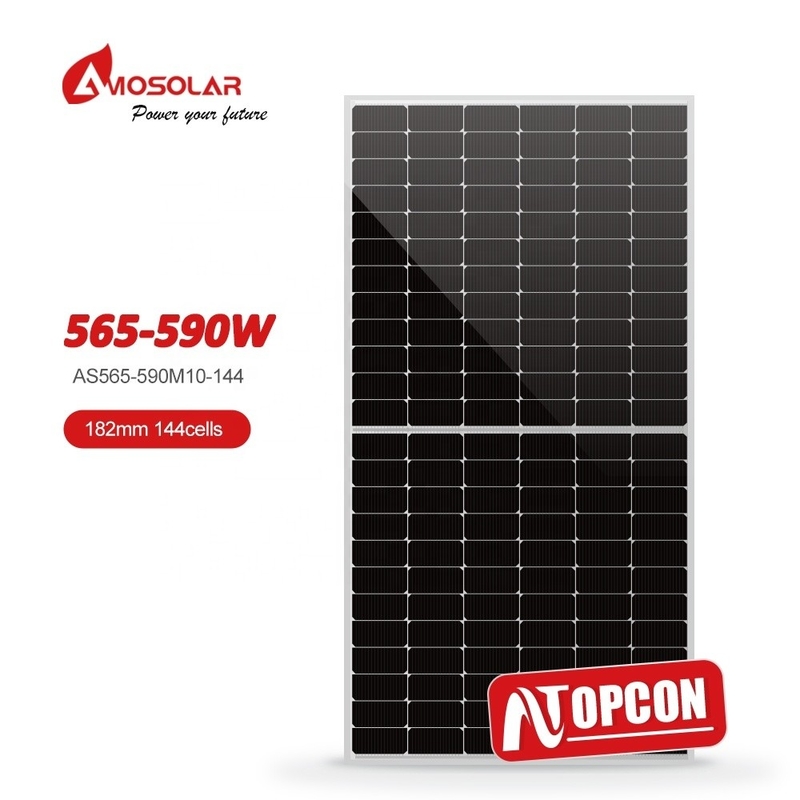550W 560W 575W 580W 600W 620W Ηλιακό πάνελ τύπου N με τετράγωνο ανωτισμένου αλουμινίου