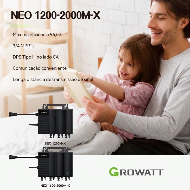 Ηλιακά πάνελ Growatt και υβριδικός ηλιακός μετατροπέας 800w 2400w 3000w για το ηλιακό σύστημα στο δίκτυο