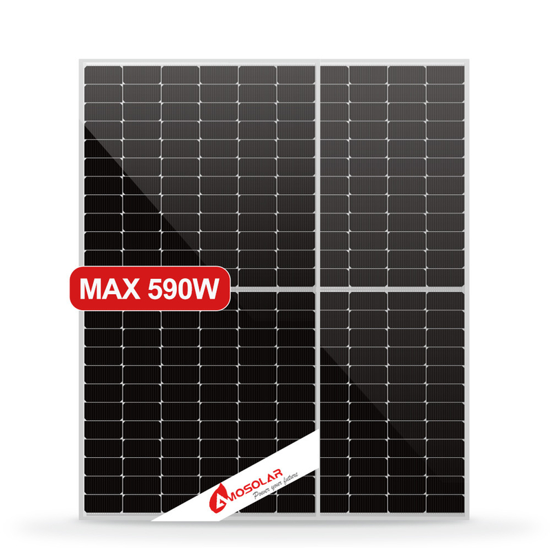 N-TYPE Ηλιακό πάνελ 570w 580w 585w 590w με πιστοποιημένο CE TUV και μονοκύτταρα 182*182mm