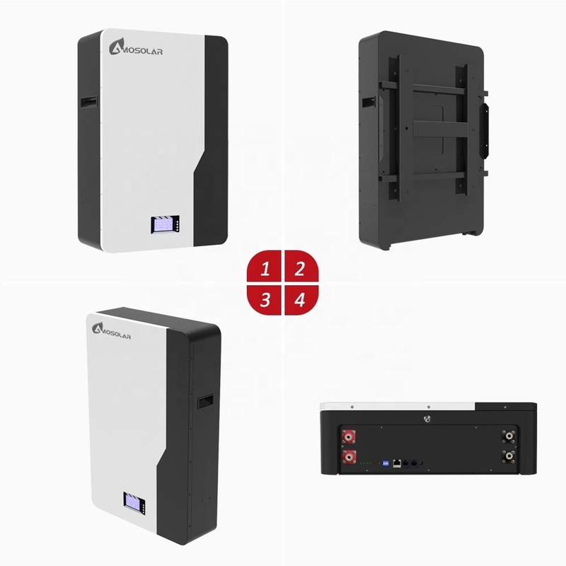 Αμοσόλαρα 48V/51.2V 100ah 200ah 5kwh 10kwh 2.5kwh Ηλιακή μπαταρία ιόντων λιθίου