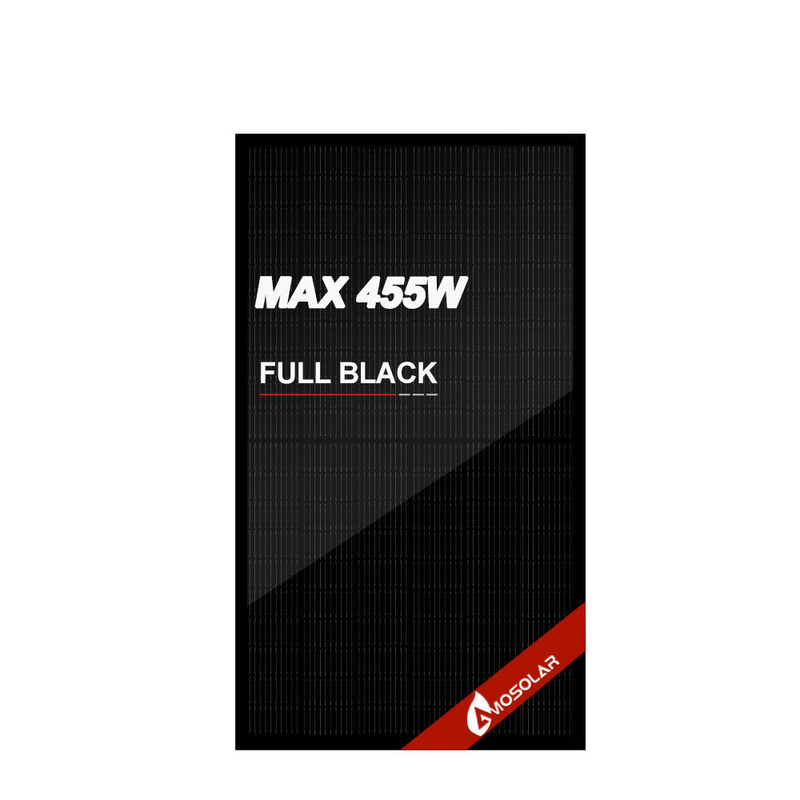 Ηλιακό πάνελ Amosolar 410w 420w 430w 550w All Black τύπου N με αποδοτικότητα 21%