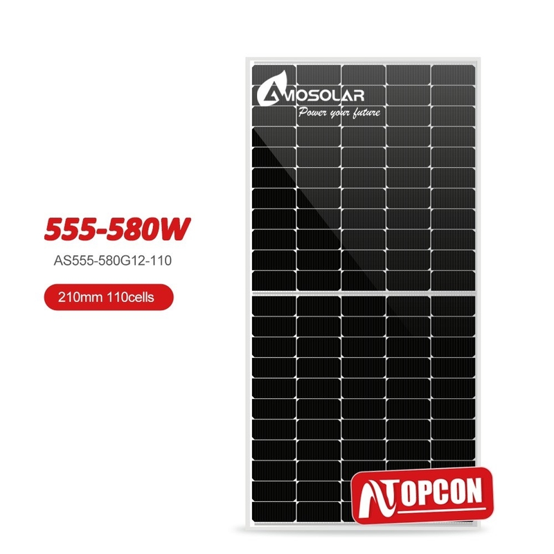 Μονοκρυσταλλικά ηλιακά πάνελ τύπου 210mm N 560W 570W 580W για ηλιακό σύστημα