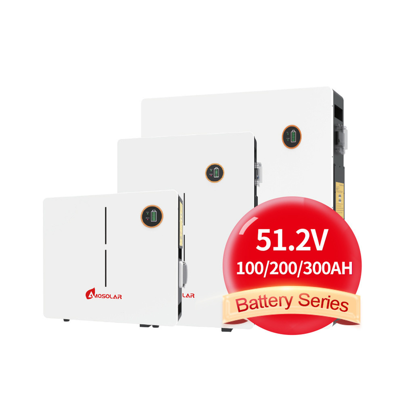 Ηλιακή μπαταρία 100Ah 200Ah 300Ah 5Kwh 10Kwh 15kw 48V 51.2v 24v Lifepo4 Ηλιακές μπαταρίες ιόντων λιθίου