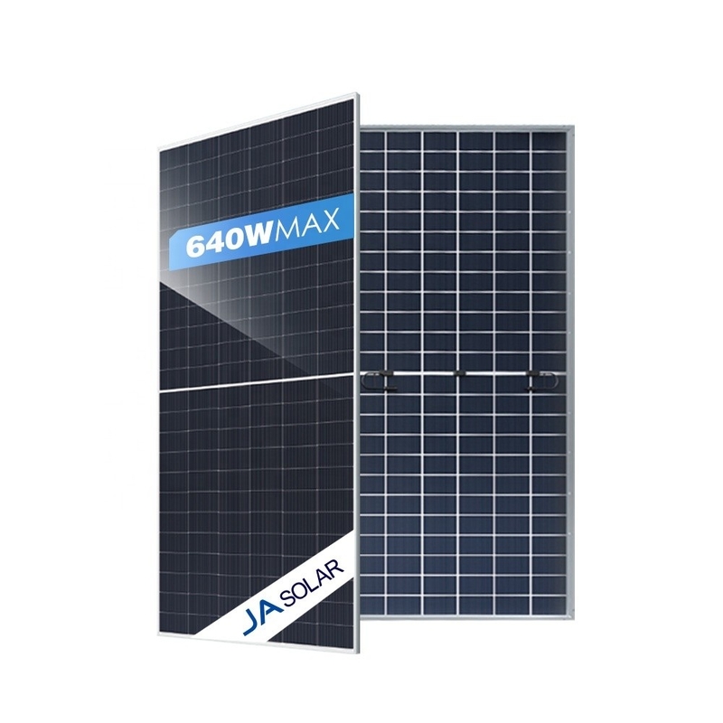 CE TUV IEC Πιστοποιημένο Full Black Bifacial 620W N-Type Μονοκρυσταλλικό Ηλιακό Πίνακα JA