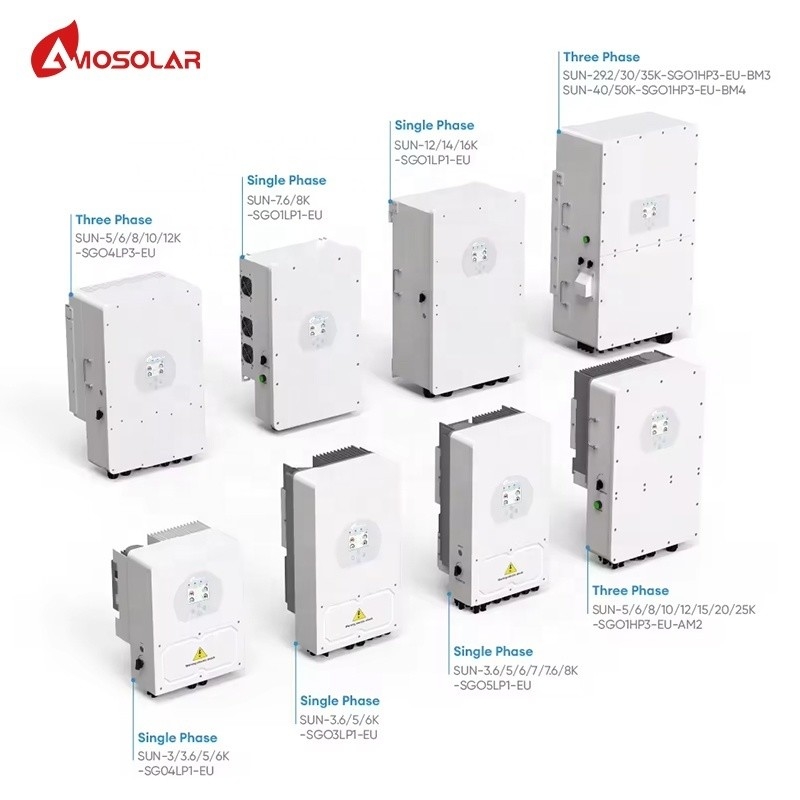 Ενιαία φάση ηλιακό μετατροπέα 6kw με 220V/230V/240V έξοδο και ηλιακή μετατροπή