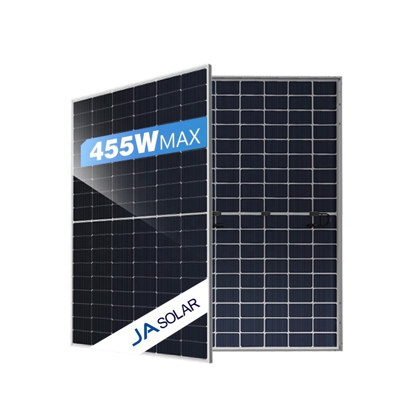 Ηλιακή μονάδα διπλής όψης 455w Η καλύτερη φωτοβολταϊκή μονάδα για οικιακές ηλιακές εγκαταστάσεις