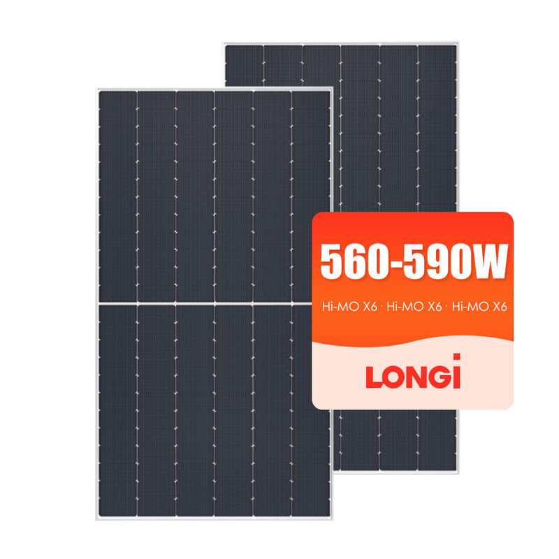 Λονγκί 585W 580W 595W Ηλιακά πάνελ Pv Μονάδα με MC4 συμβατό σύνδεσμο και 4.0mm2 καλώδιο