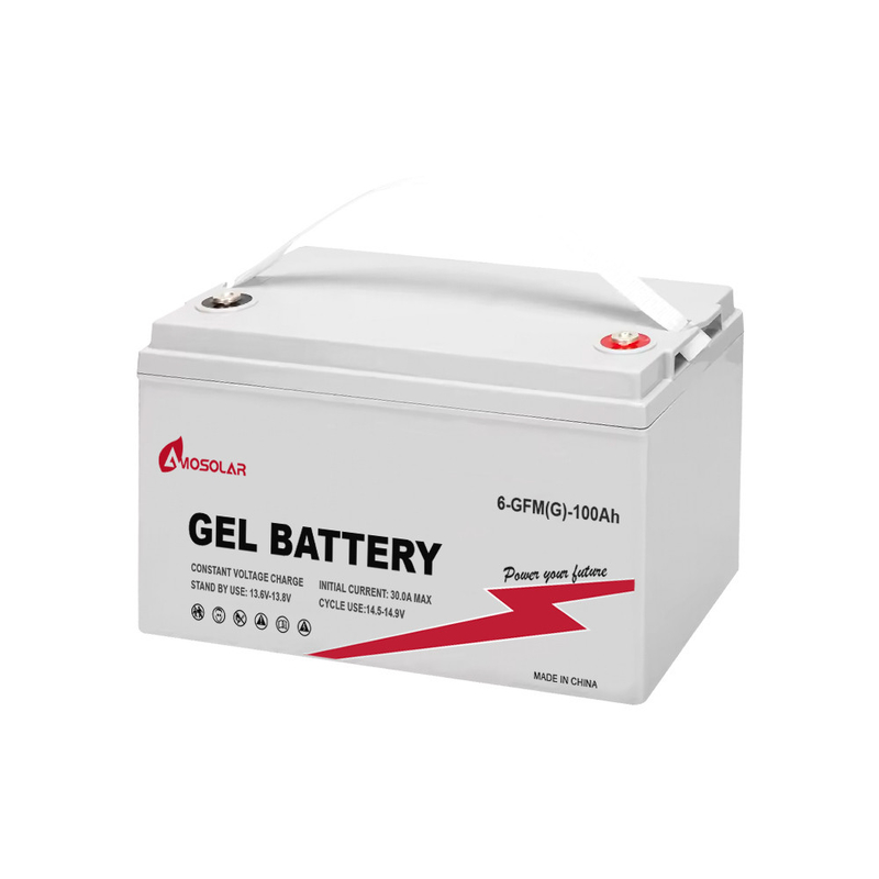 Αμοσόλαρα μπαταρία τζελ 12V 100Ah 150Ah 200Ah 300Ah Βαθύ κύκλο για σύστημα αποθήκευσης ηλιακών μπαταριών