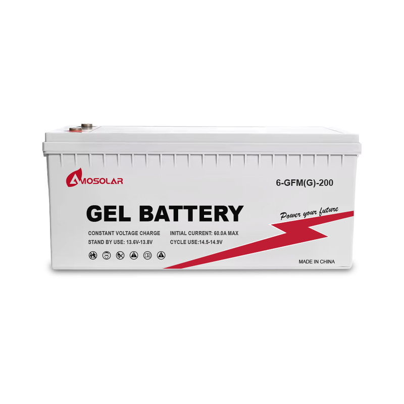 12V 100Ah 200Ah 250Ah Amosolar Deep Cycle Power Solar Gel μπαταρία για σύστημα εκτός δικτύου