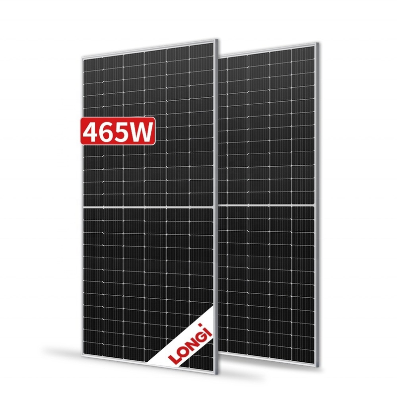 Λονγκί Full Black 430w 425w 420w 410w 400w Ηλιακό πάνελ με ανωτισμένο πλαίσιο από κράμα αλουμινίου
