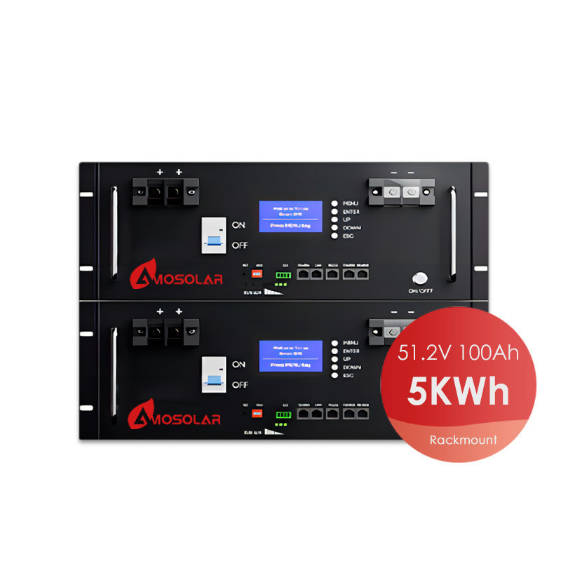 Αμοσόλαρα 5KWH 10KWH Deep Cycle Server Rack Mount για την οικιακή ηλιακή αποθήκευση